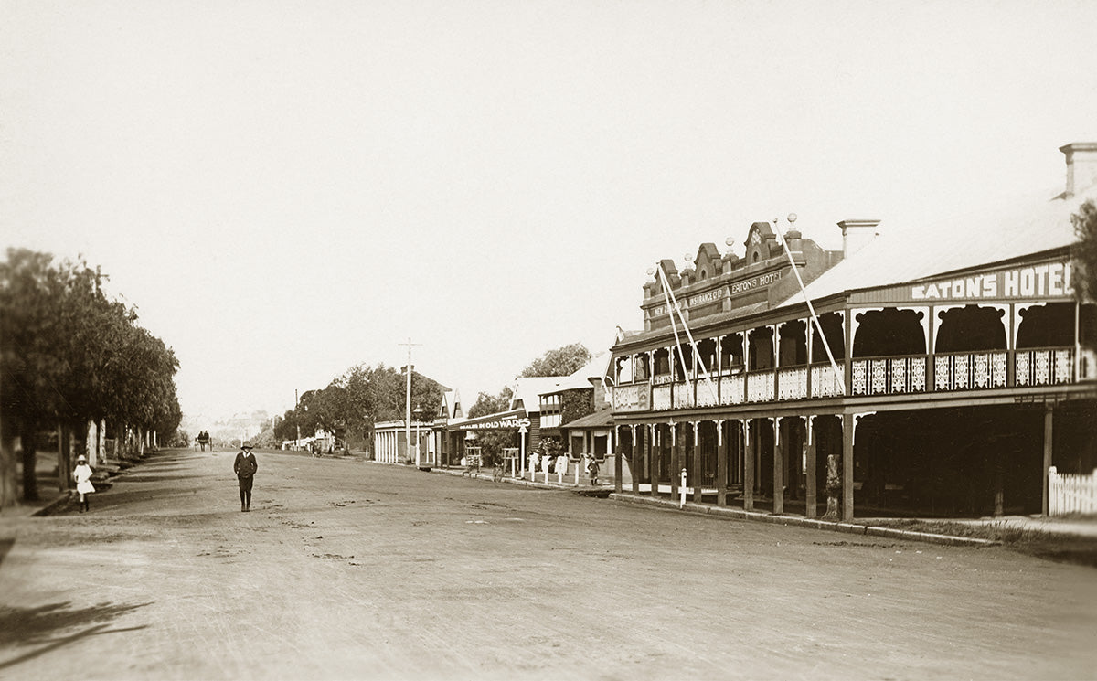 Bridge Street, Muswellbrook NSW Australia 1900s