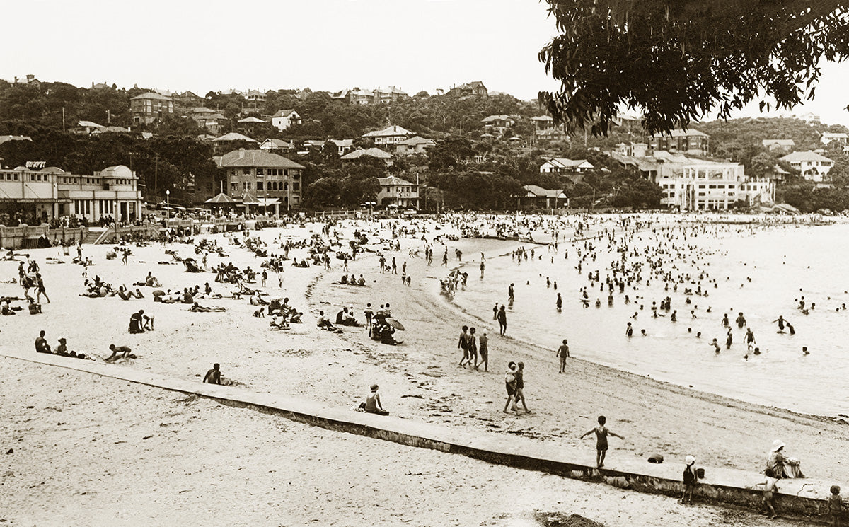 Edwards Beach, Balmoral NSW Australia c.1930