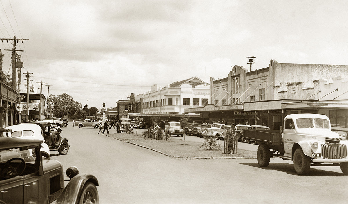 Barker Street, Casino NSW Australia c.1952