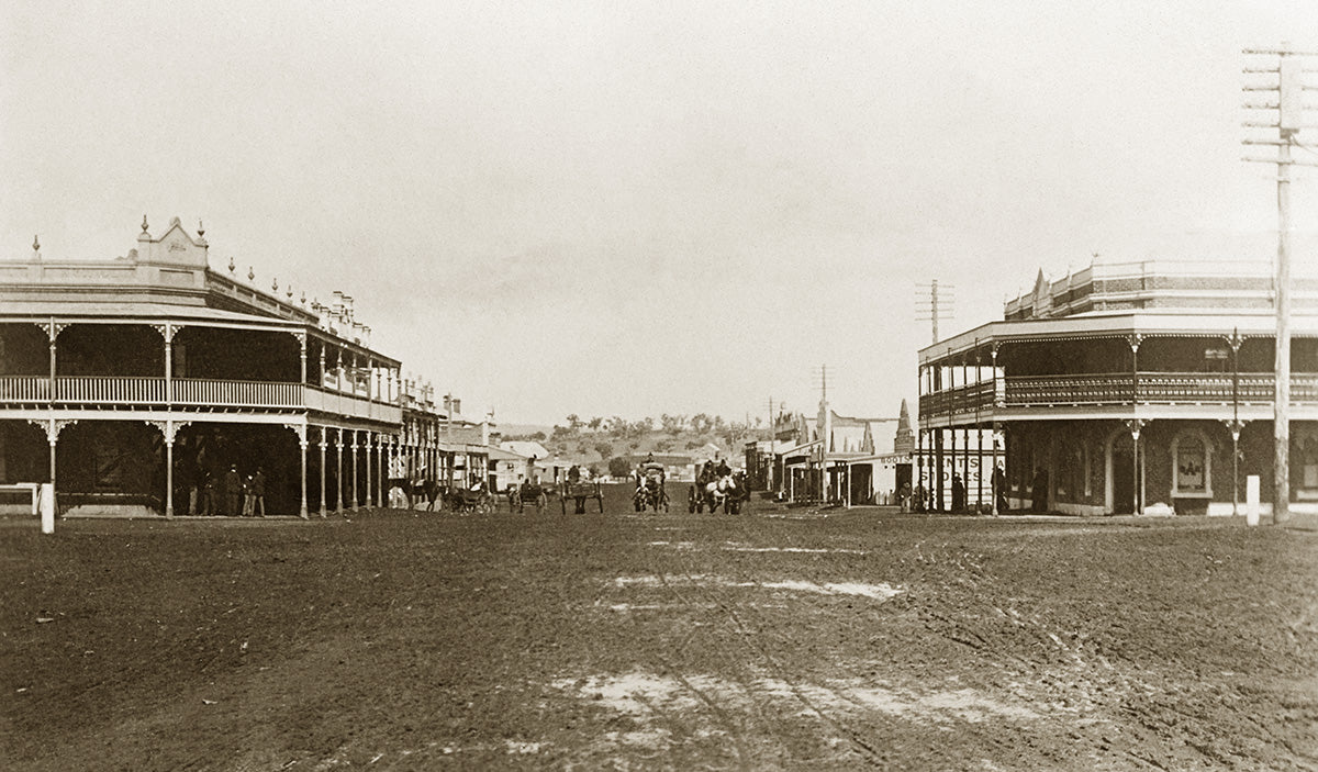 Queen Street, Barraba NSW Australia 1900s
