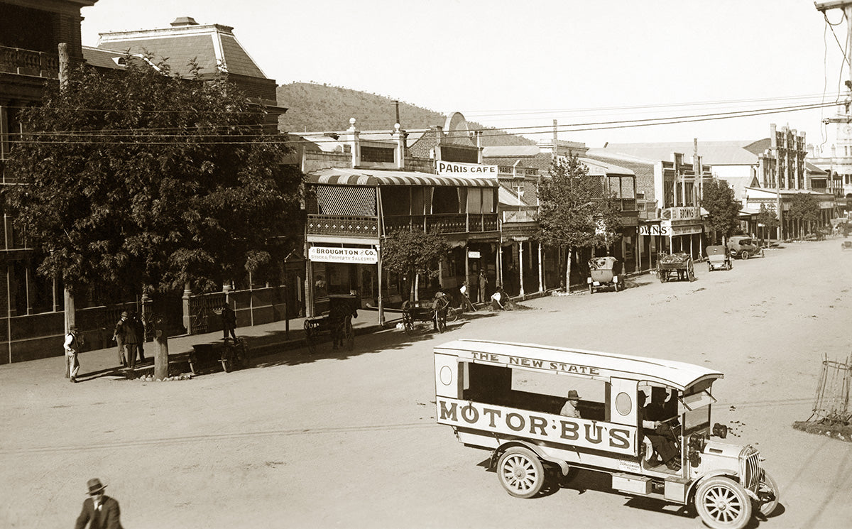Peel Street, Tamworth NSW Australia 1920s