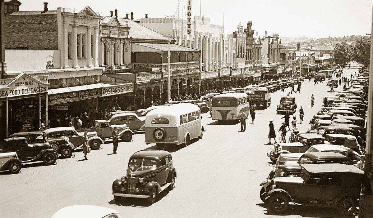Ruthven Street, Toowoomba QLD Australia c.1938
