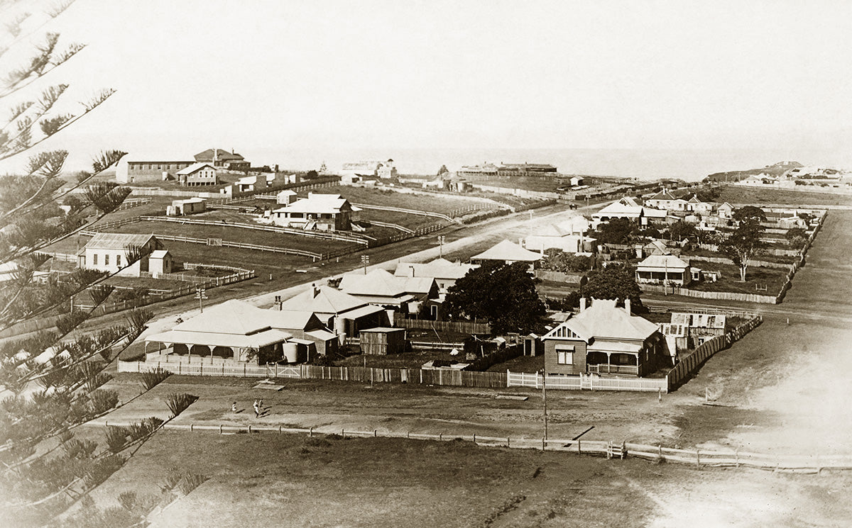 William Street From Church Tower, Port Macquarie NSW Australia 1910s