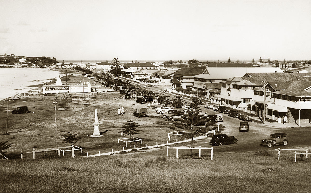 General View Of Main Street And Skating Hall, Tweed heads NSW Australia 1940s