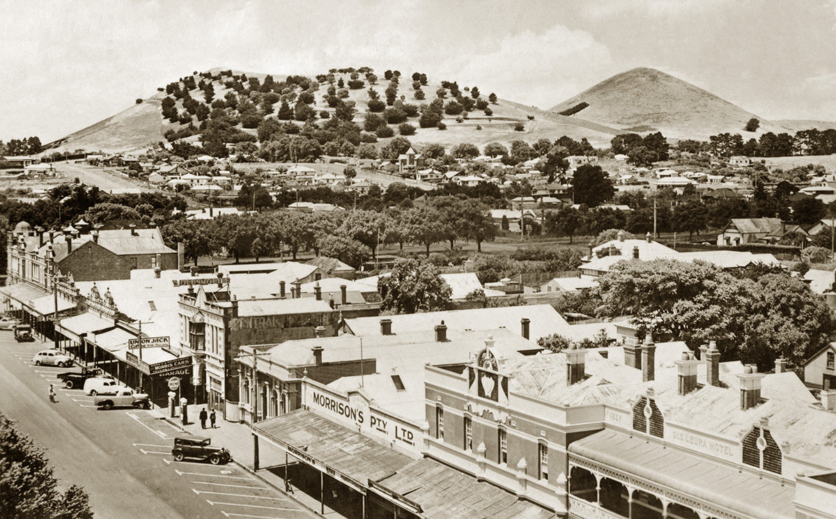 Mount Leura And Sugarloaf, Camperdown VIC Australia c.1948