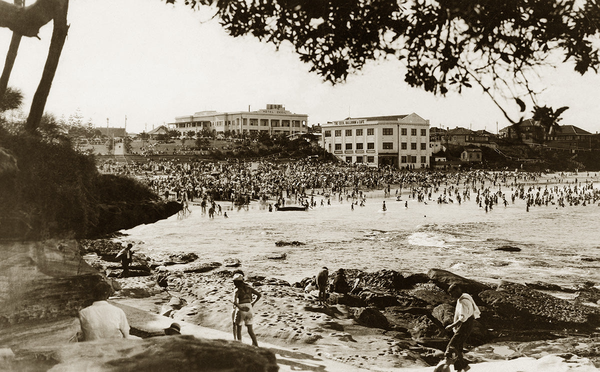 The Beach, Cronulla NSW Australia c.1955