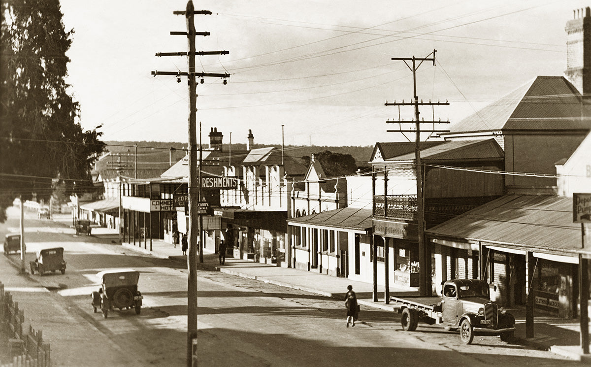 Vulcan Street, Moruya NSW Australia 1930s