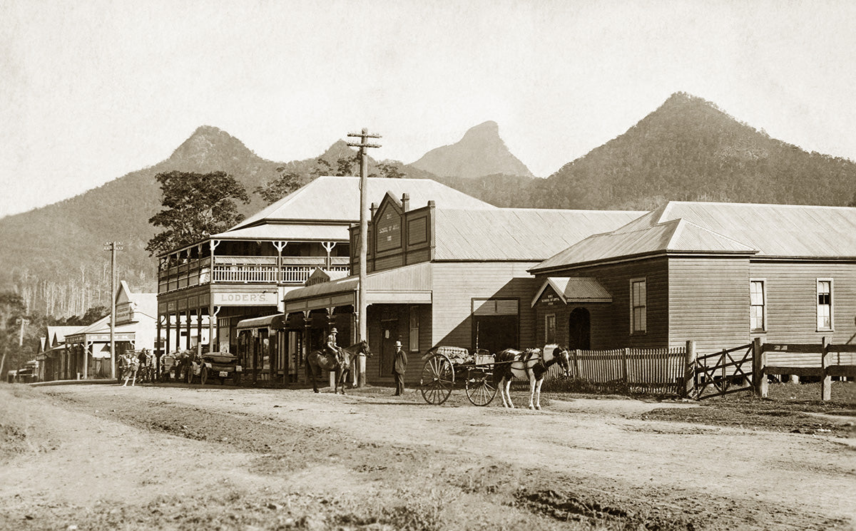 Main Street, Uki NSW Australia c.1919