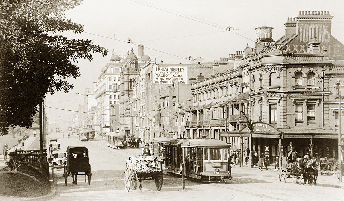 Elizabeth Street, Sydney NSW Australia c.1919