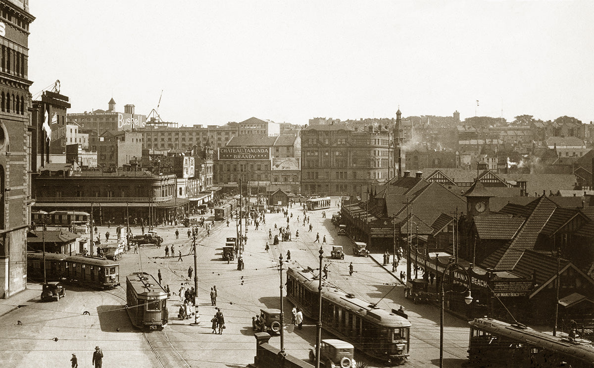 Circular Quay, Sydney NSW Australia 1930s