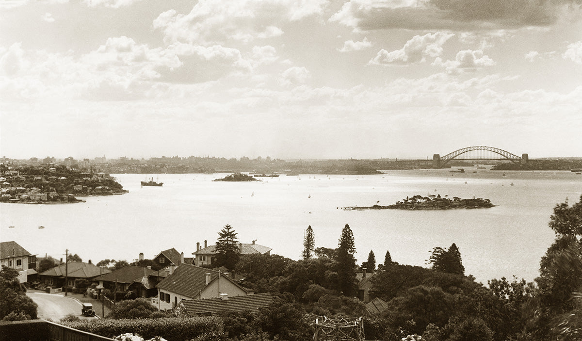 The Harbour Bridge, Point Piper NSW Australia c.1935