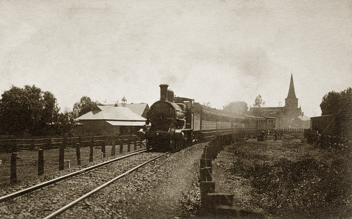 Arriving At Muswellbrook, Musvellbrook NSW Australia c.1910