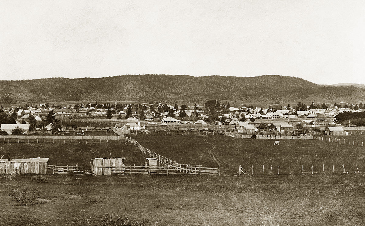 General View - Looking South, Queanbeyan NSW Australia c.1904