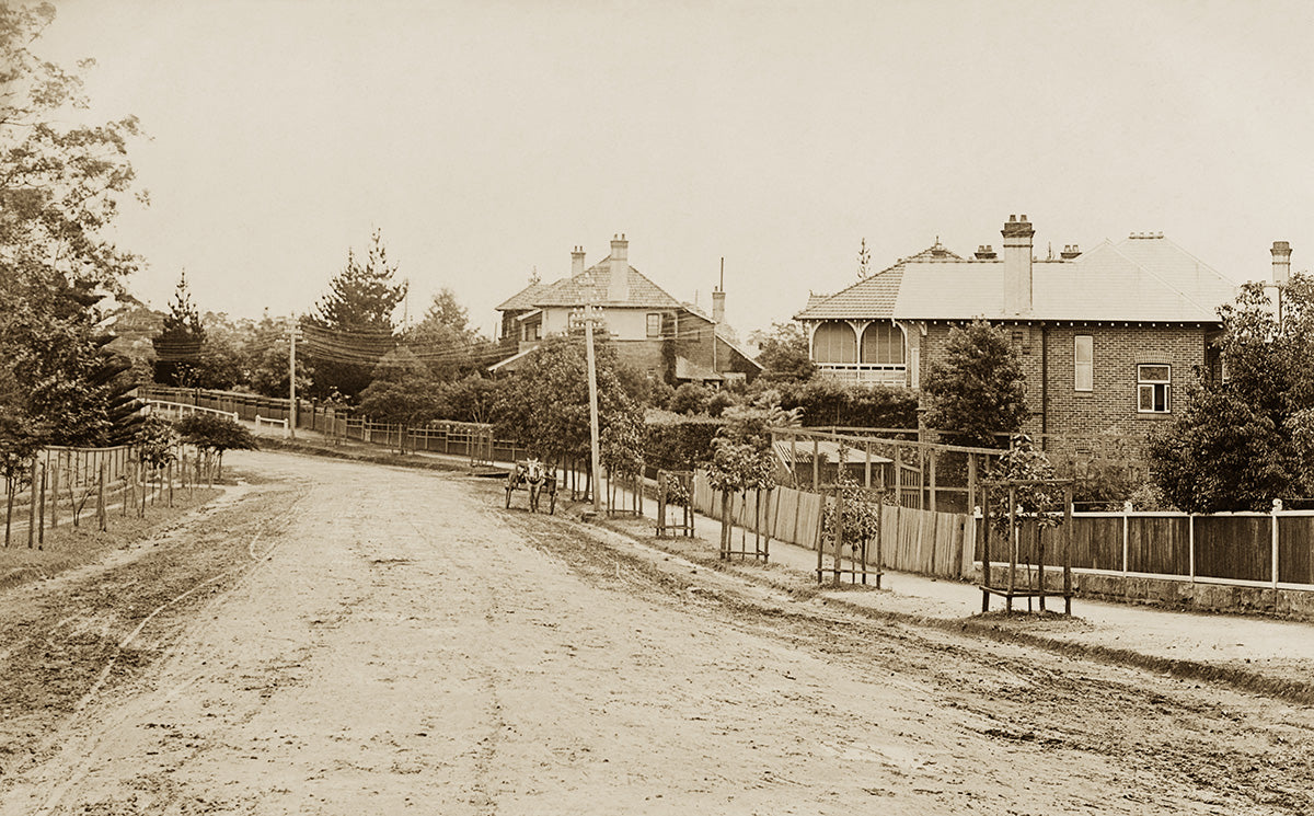 Ku-Ring-Gai Avenue, Turramurra NSW Australia 1900s