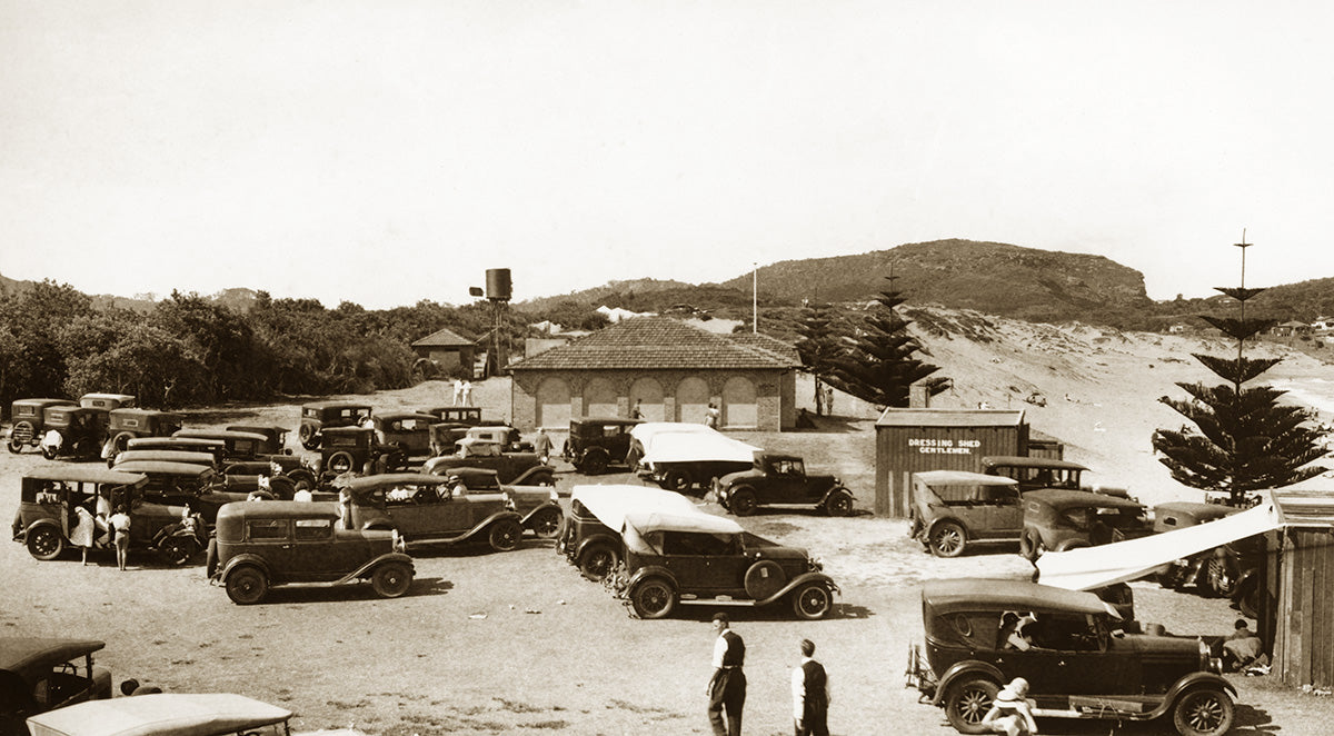 Surf Club House And Beach, Avalon NSW Australia c.1938