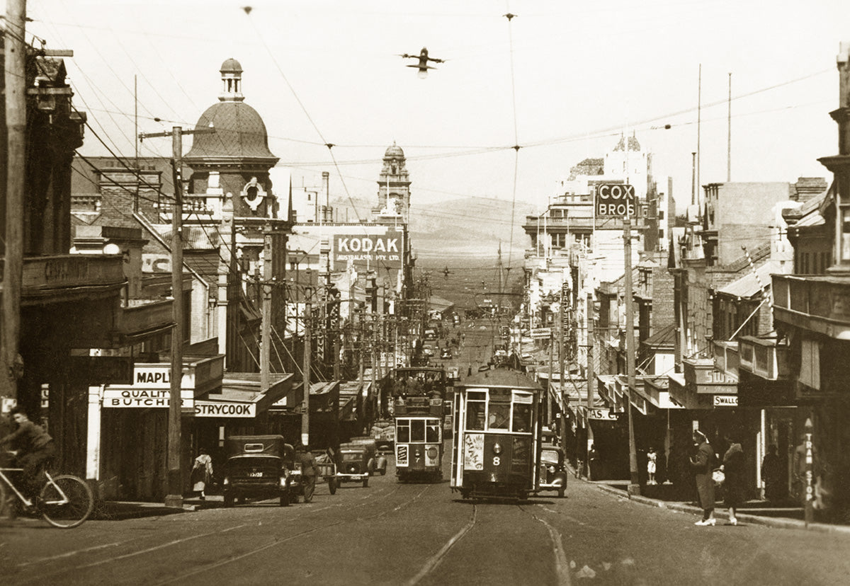Elizabeth Street, Hobart TAS Australia c.1938