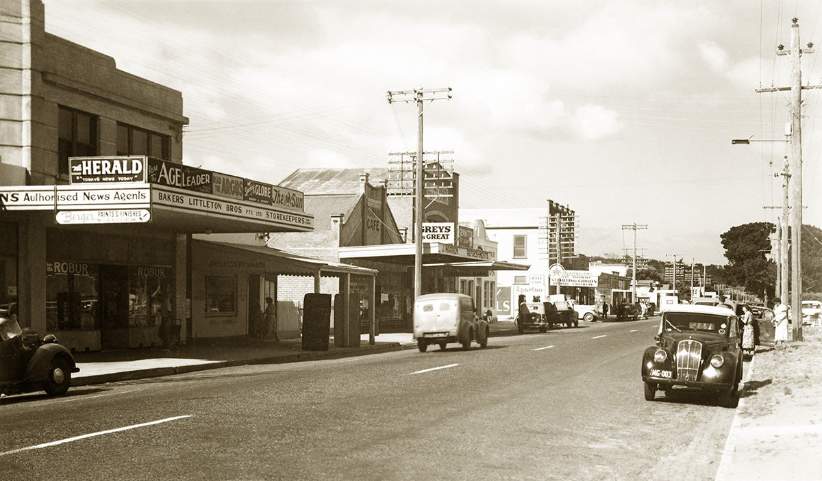 Nepean Highway, Dromana VIC Australia 1940s
