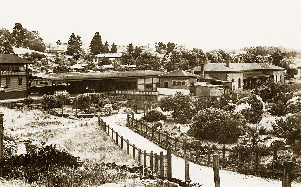 Railway Station, Castlemaine VIC Australia 1920s