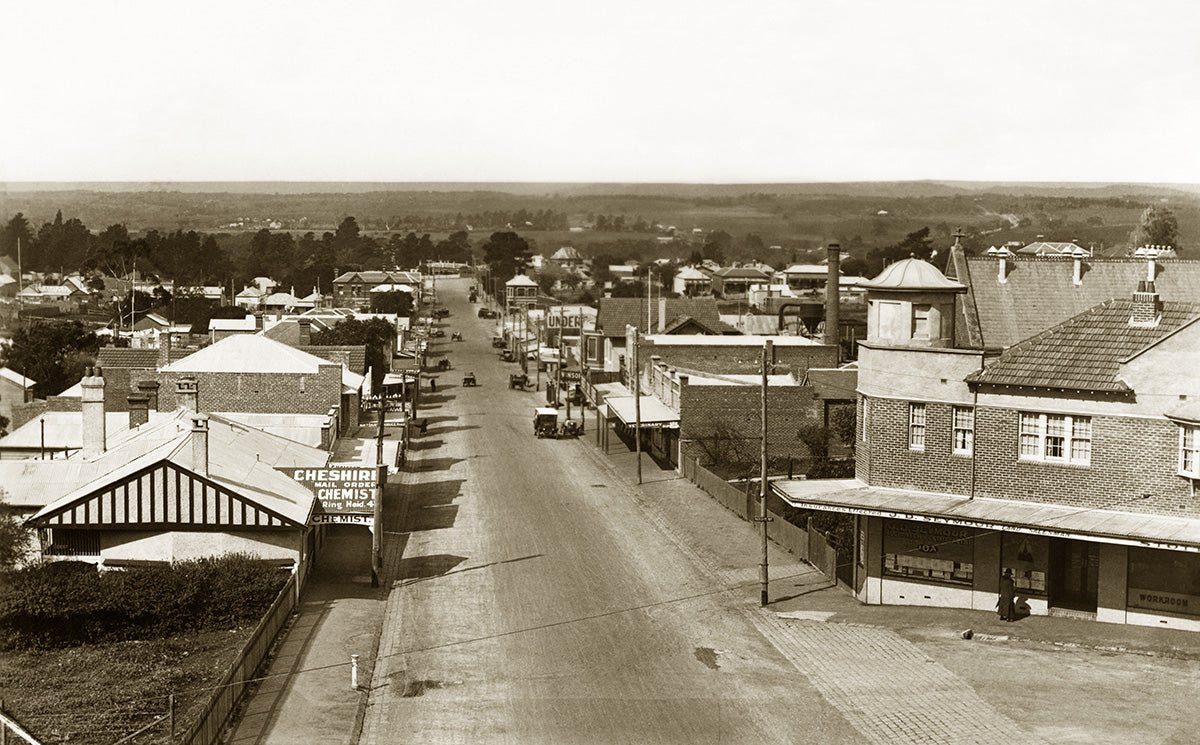 Corner Of Burgundy Street And Mount Street, Heidelberg VIC Australia 1920s