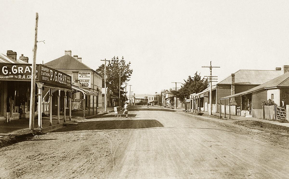 Marlborough Street, Longford TAS Australia c.1927