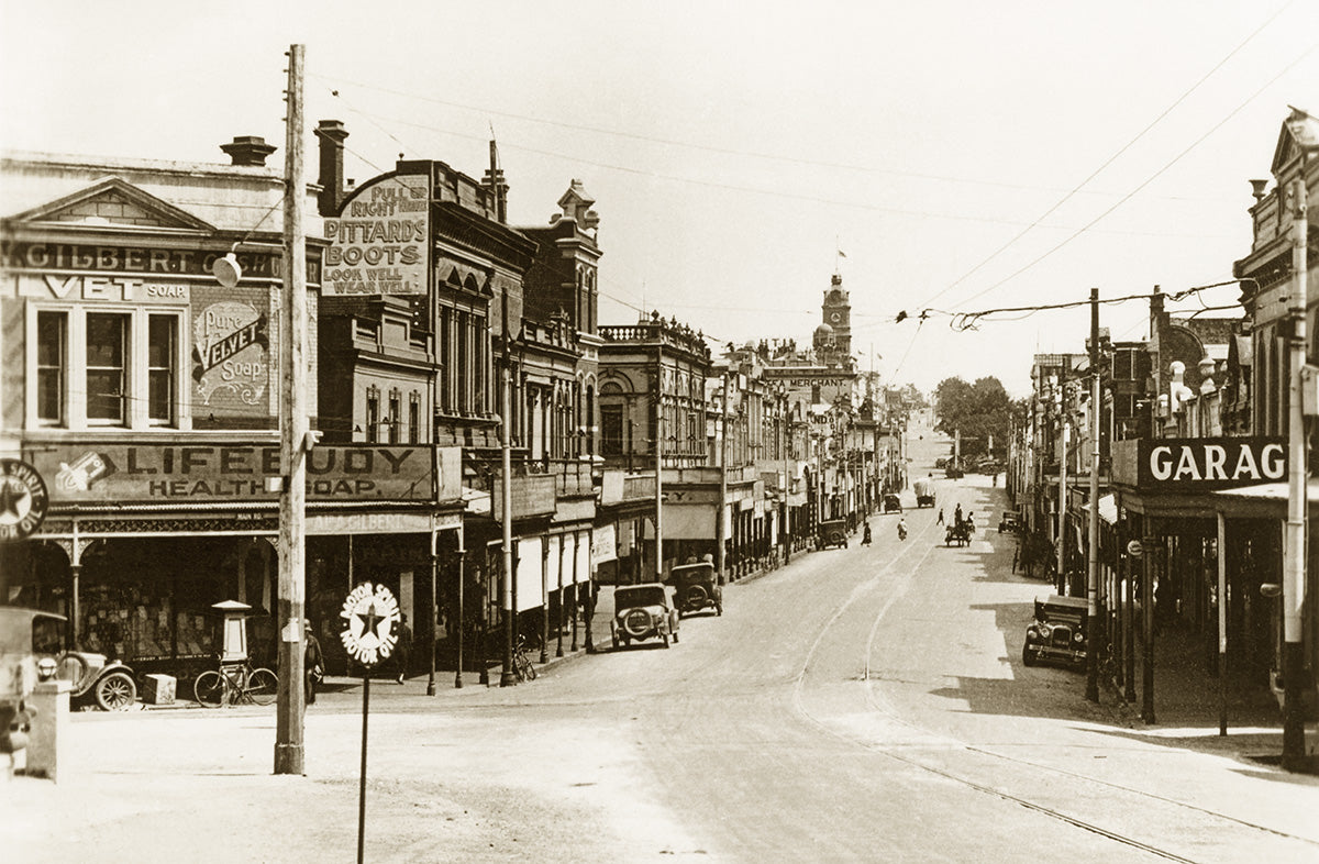 Bridge Street, Ballarat VIC Australia c.1927