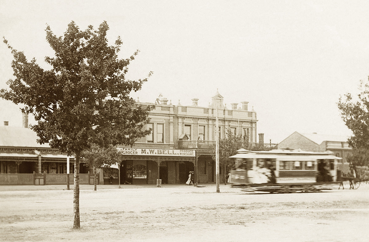 Melbourne Road And Victoria Street, Ballarat VIC Australia c.1907