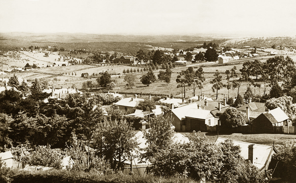 Panorama From Wombat Hill, Daylesford VIC Australia 1920s