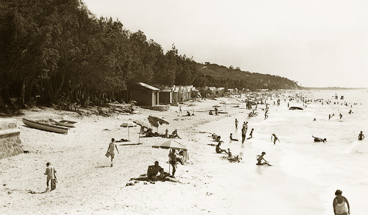 The Beach From The Pier, Dromana VIC Australia 1930s