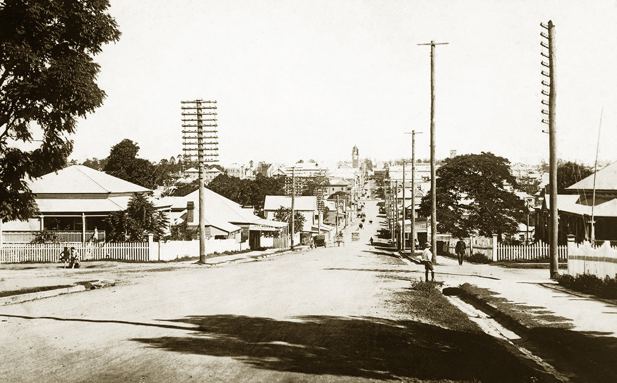 Brisbane Street, Ipswich QLD Australia c.1918