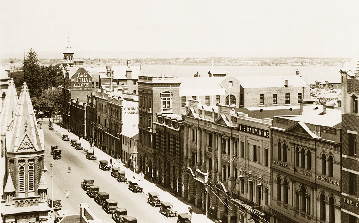 St. Georges Terrace, Perth WA Australia 1930s