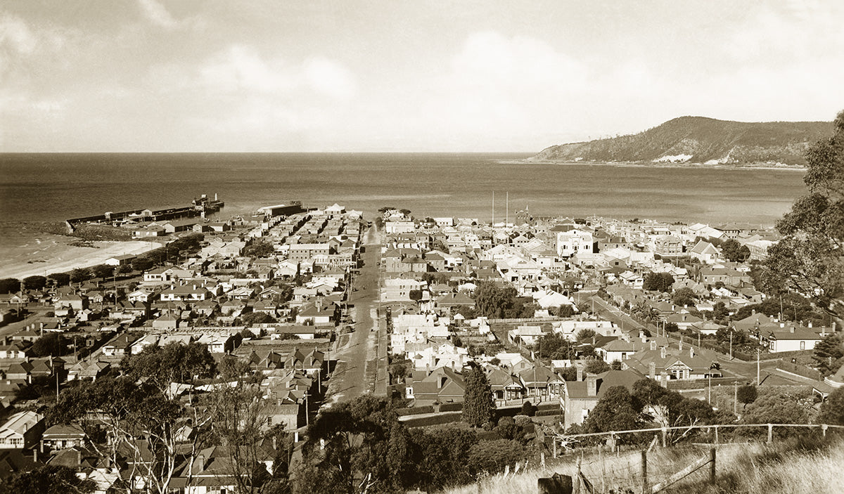 General View Of Town, Burnie TAS Australia c.1938