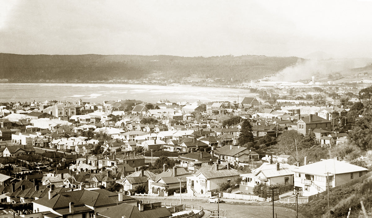 General View Of Town, Burnie TAS Australia 1940s