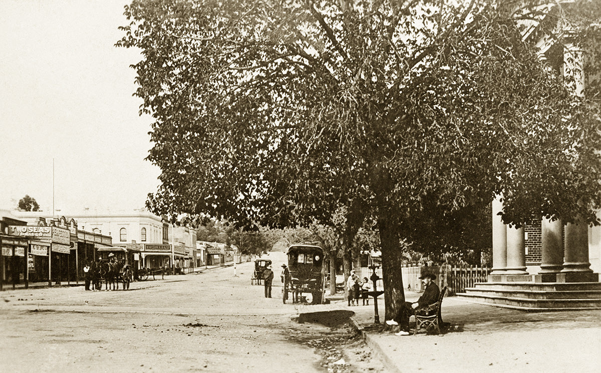 Market Square, Castlemaine VIC Australia 1900s