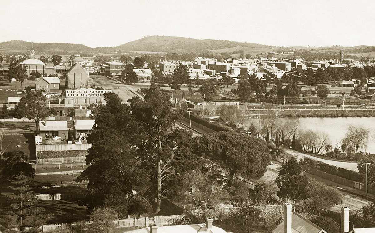 Vincent Street - General View From Hospital Tower, Ararat VIC Australia c.1912