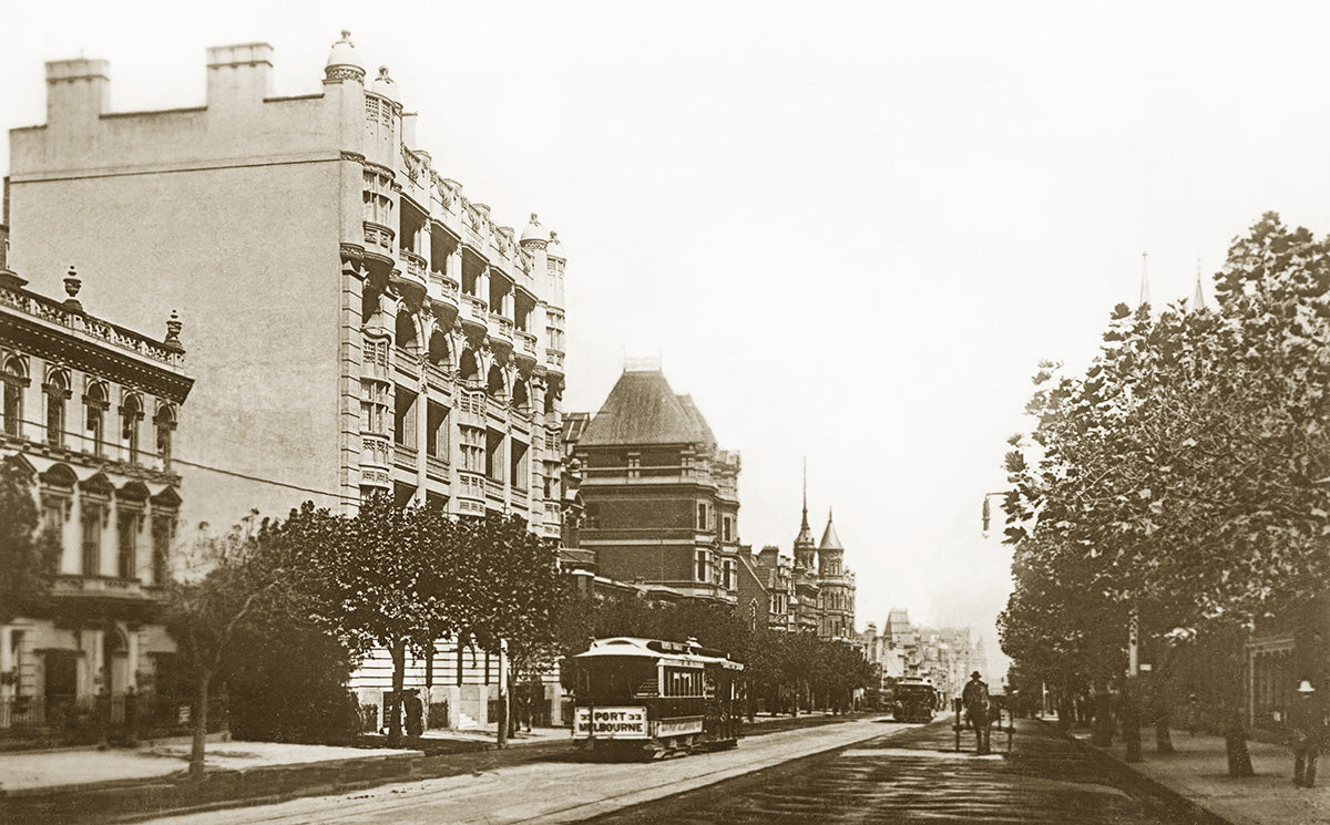 Collins Street East, Melbourne VIC Australia 1910s