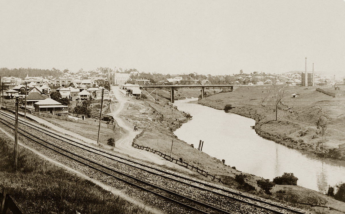 General View - Looking North West, Ipswich QLD Australia c.1910