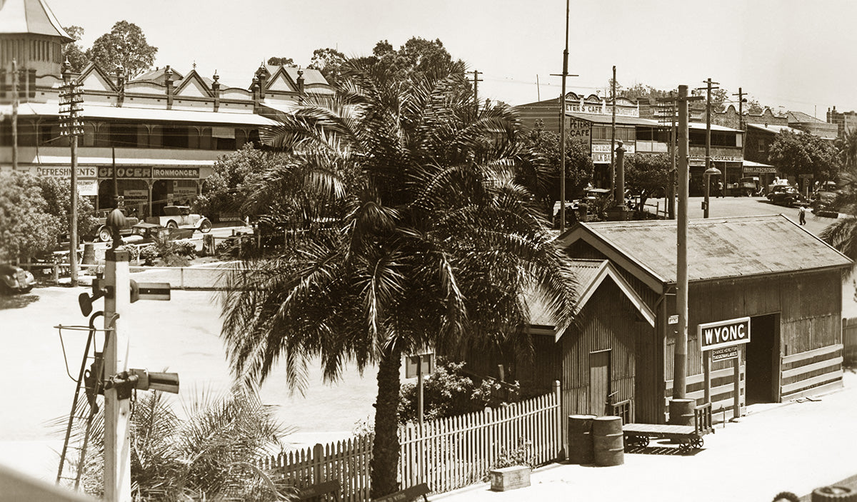 Railway Station, Wyong NSW Australia 1930s