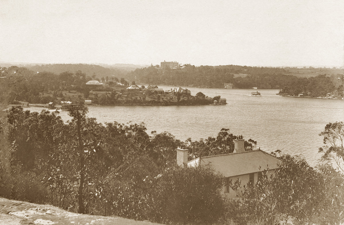Lane Cove River From Hunters Hill, Hunters Hill NSW Australia 1907