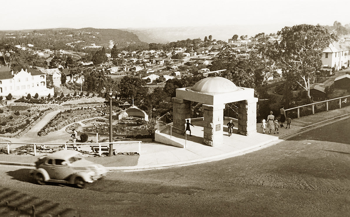 General View, Katoomba NSW Australia 1940s