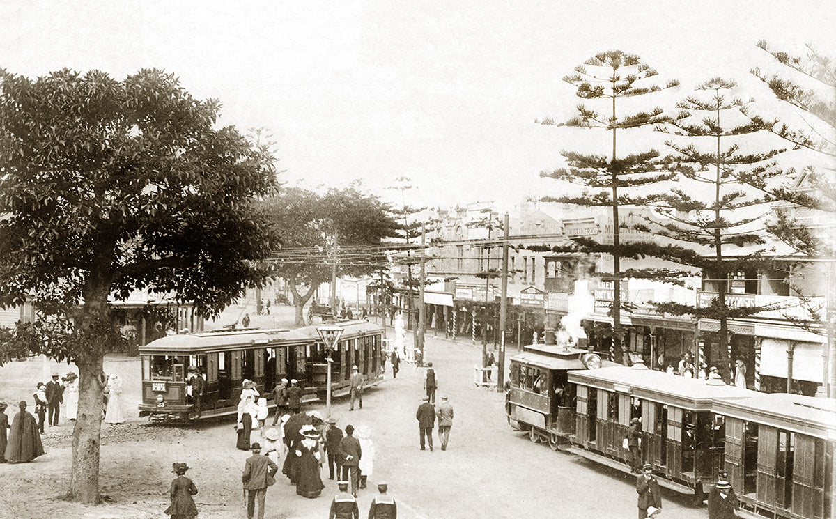 The Corso, Manly NSW Australia c.1910