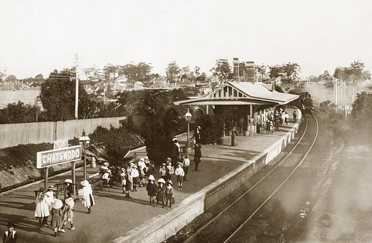 Railway Station, Chatswood NSW Australia 1906