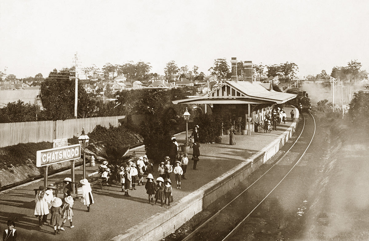 Railway Station, Chatswood NSW Australia 1906