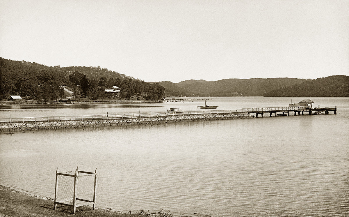 Wharf, Bayview NSW Australia 1900s
