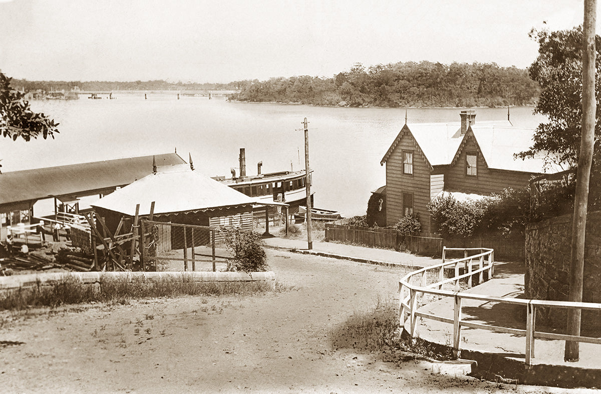 The Wharf, Hunters Hill NSW Australia c.1910