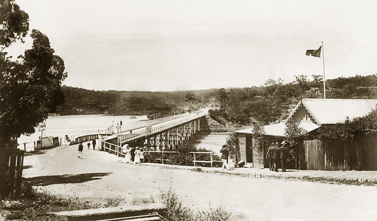 Fig Tree Bridge, Lane Cove NSW Australia c.1908