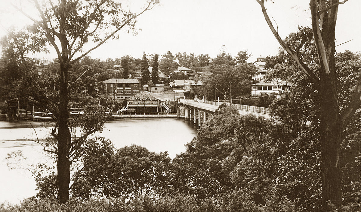 Fig Tree Bridge, Lane Cove NSW Australia 1920s