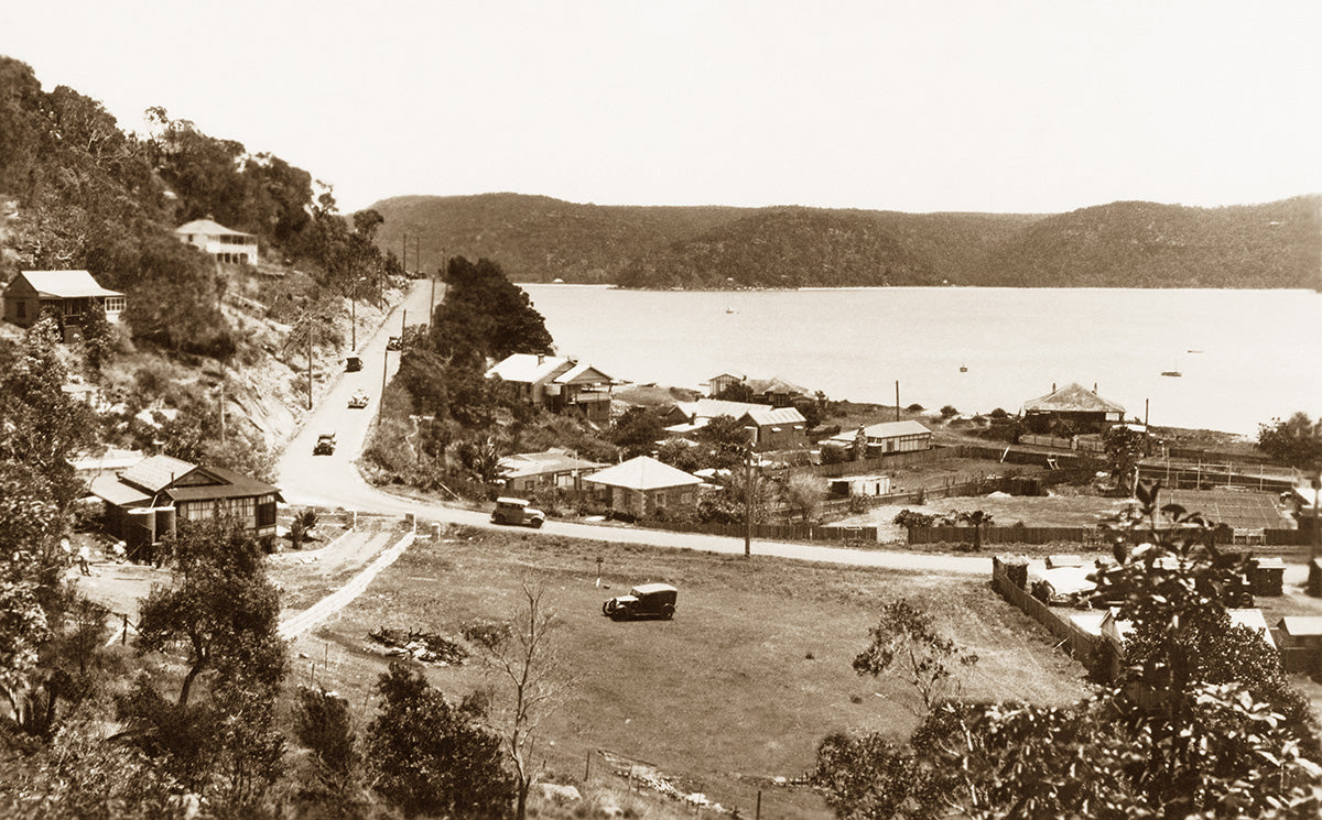 Barrenjoey Road, Palm Beach NSW Australia 1930s