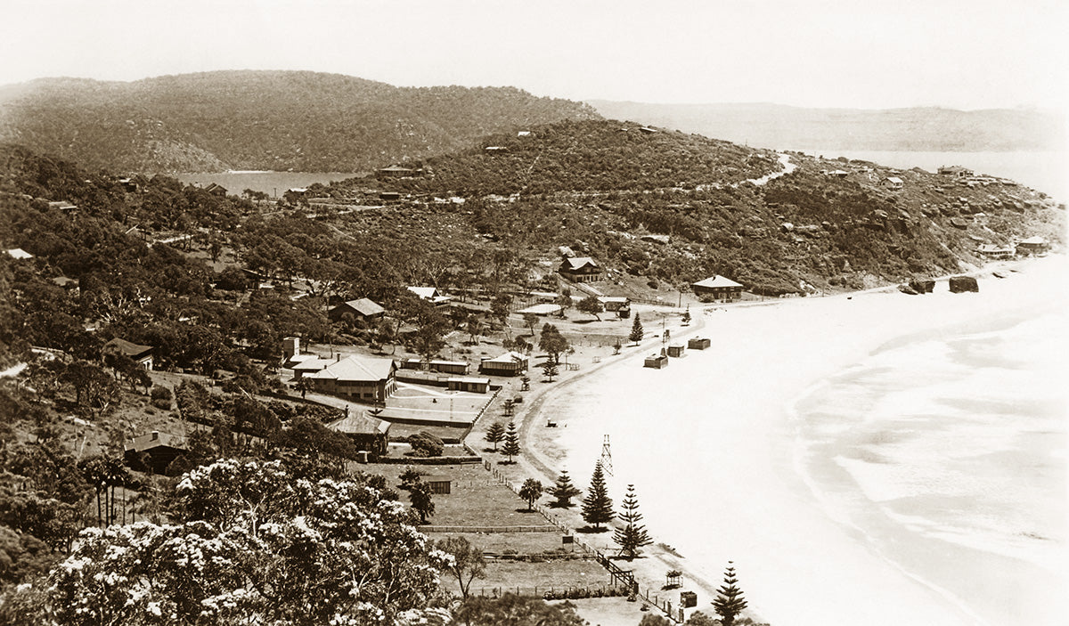 Ocean Beach And Sunrise Hill, Palm Beach NSW Australia 1930s