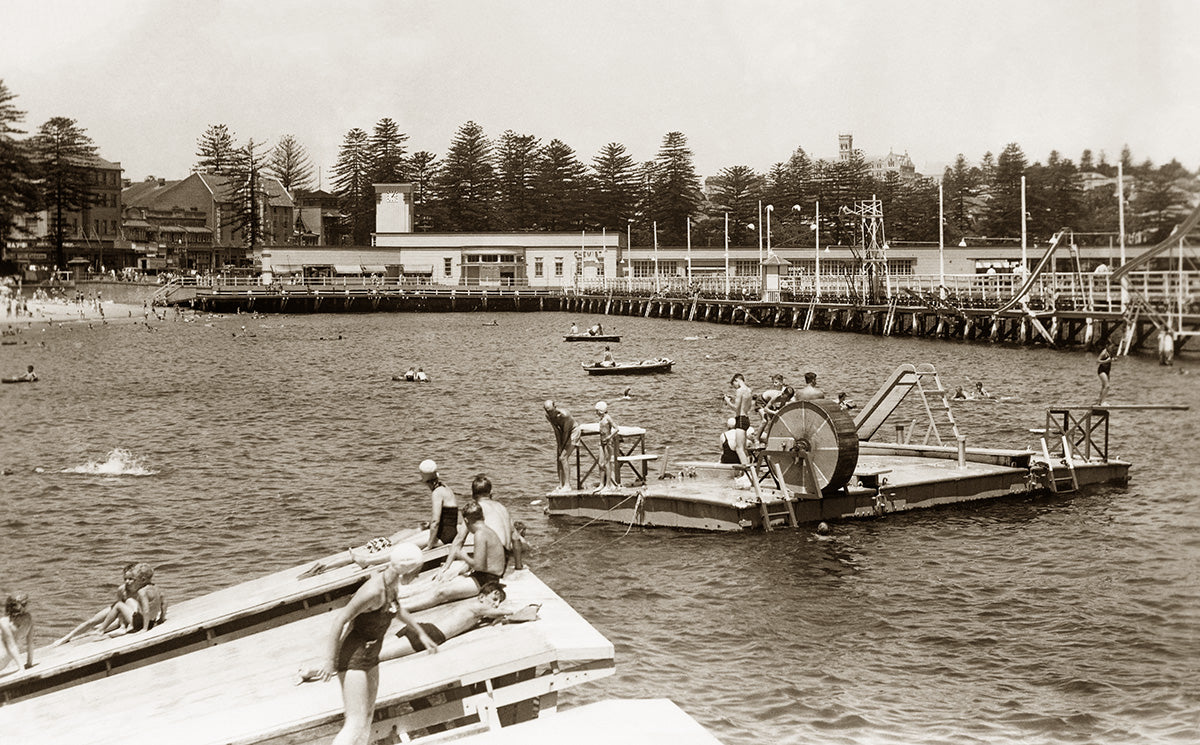 The Harbour Pool, Manly NSW Australia c.1948