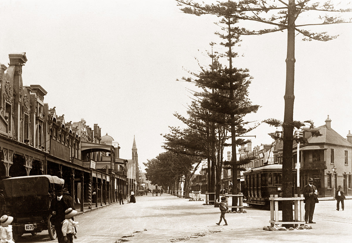 The Corso, Manly NSW Australia 1910s